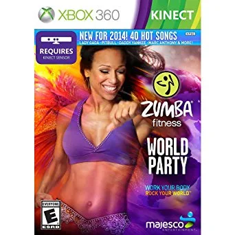 Jogo Xbox 360 Kinect Zumba Fitness World Party