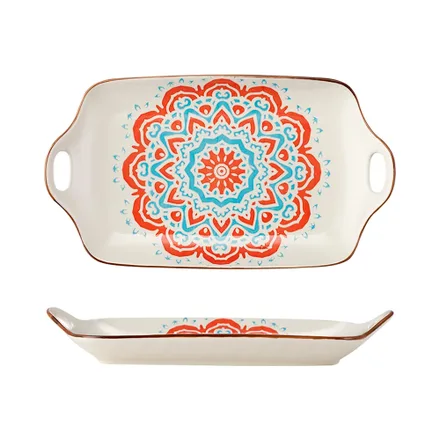 Bandeja De Porcelana Life Home Ptz 44138 30 Cm