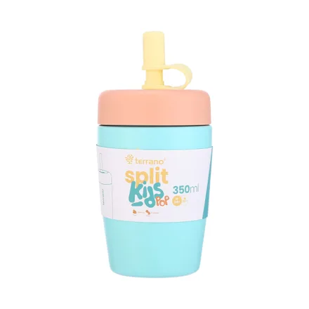 Vaso Termico Terrano Split Kids Pop Celeste 350ml