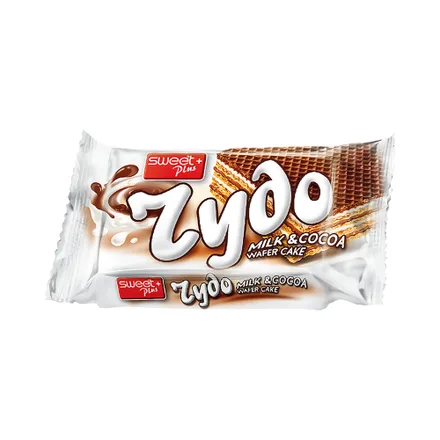 Galletita Wafer Sweet Plus Zydo Cocoa Milk 40 Gr