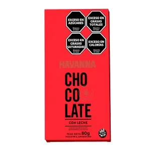 Barra Chocolate Havanna Ao Leite 80g