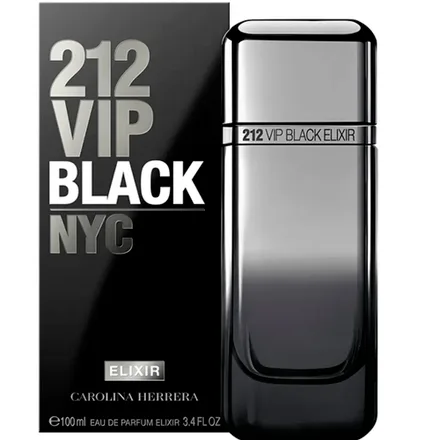 Perfume Carolina Herrera 212 Vip Black Elixir Edp Masculino 100ml