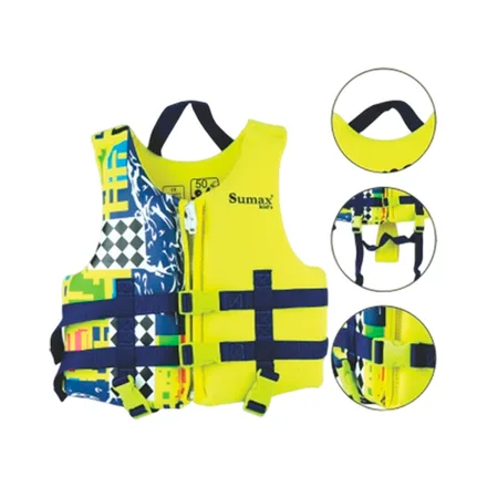 Chaleco Salvavidas Sumax Infantil Nps Ks S Amarillo