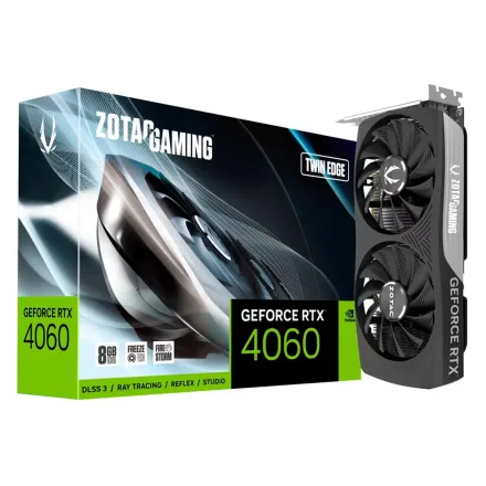 Placa Video Zotac Geforce Gaming Twin Edge Oc Rtx 4060 Gddr 6 Zt 10M