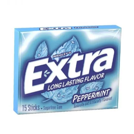 Chicle Wrigley Extra Peppermint 15