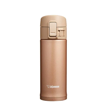 Garrafa Zojirushi Inox Rosa Dourado 360ml
