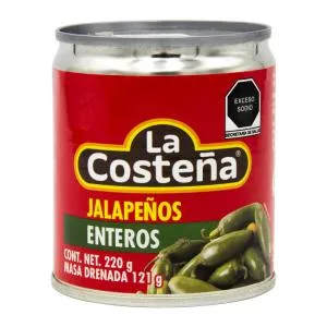 Pimenta La Costena Jalapenos Inteiros Lata 220g