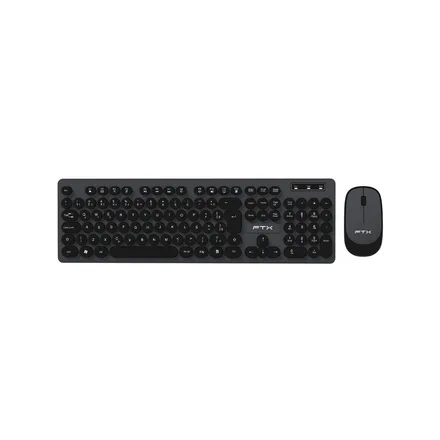 FTX TECLADO + MOUSE FTXKM400 USB POP/ NEGRO