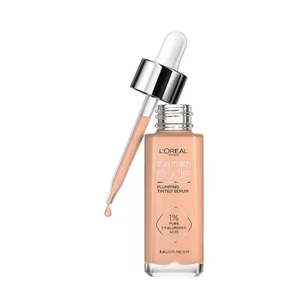 Serum Facial Loreal Tinted True Match 3 4 Light Medium 30ml