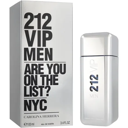 Perfume Carolina Herrera 212 Vip Men Edt Masculino 200ml