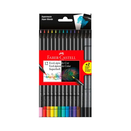 Ecolapices Color Faber Castell Supersoft Soft Plus 2 12