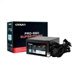 FONTE 550W SATE PRO550 12V ATX BIVOLT BLACK