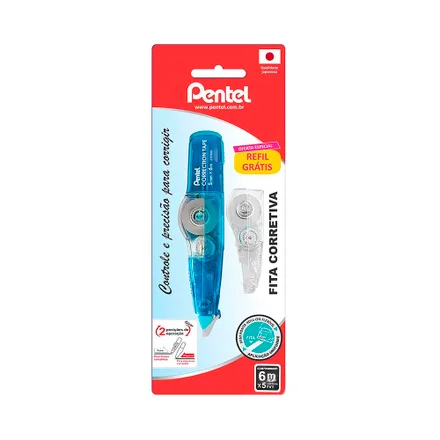 Cinta Correctora Pentel Correction Tape Ztp205 Sm/Ztp205 R S