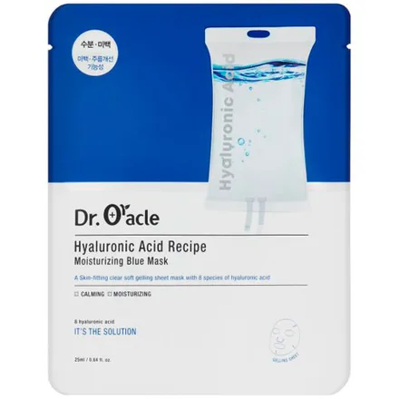 Mascara Dr Oracle Hyaluronic Acid Recipe Moisturizing Blue Mask 25ml