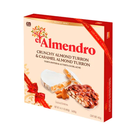 Turron El Almendro Torta Imperial Guirlache 400 Gr
