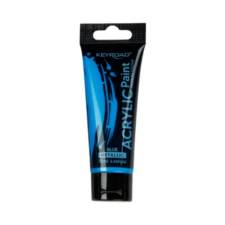 Pintura Acrilica Keyroad Azul Metalico 75ml