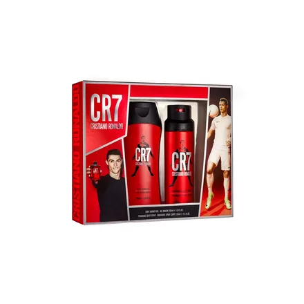 Cristiano Ronaldo CR7 Masculino Body Shower Gel Plus Spray 150ml 200ml