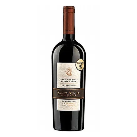Vino Chileno Tinto Santa Alicia Gran Reserva Cabernet Sauvignon 750ml
