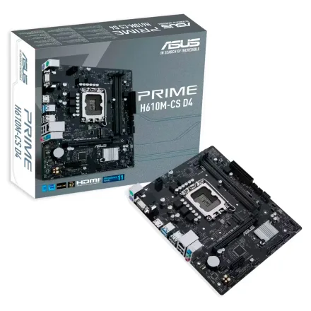 Placa Mae Prime Cs D4 Ddr 4 Socket Lga 1700 Chipset H610 Atx