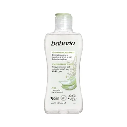 Tonico Facial Calmante Babaria Aloe Manzanilla 200ml