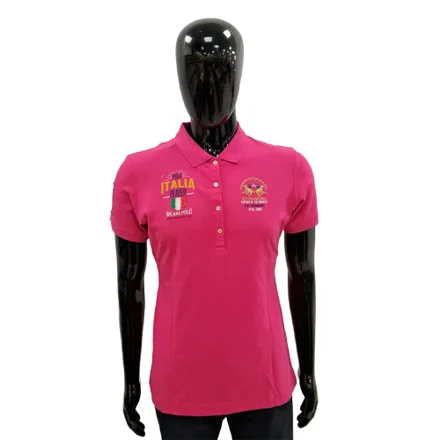 Camiseta La Martina Polo Feminina Eq 01 Volcano