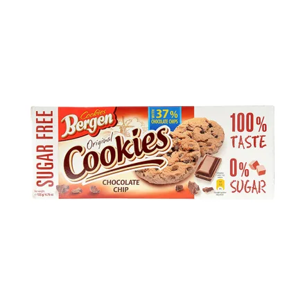 Galletitas Bergen Sugar Free Chocolate 135 Gr
