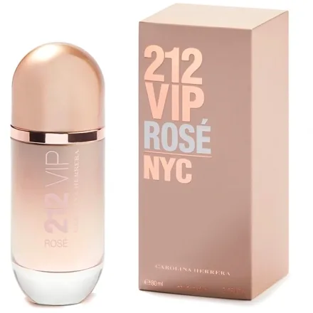 Perfume Feminino Carolina Herrera 212 Vip Rose Nyc Edp 80ml