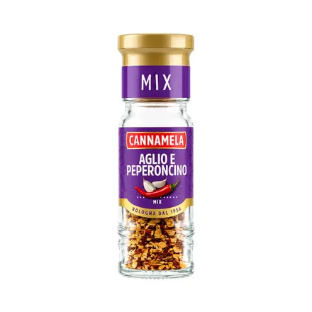 Condimento Cannamela Mix Aglio Peperoncino 22g