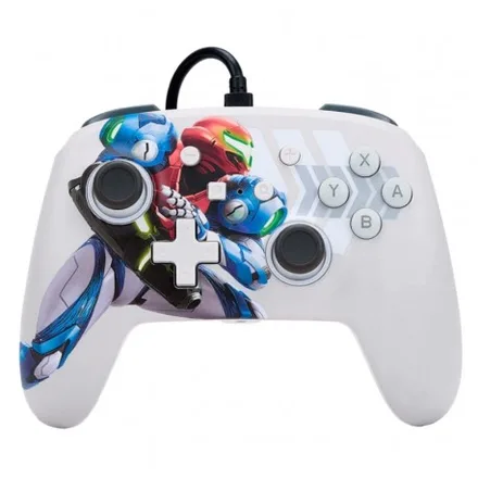 Controle PowerA Enhanced Wired para Nintendo Switch - Metroid Dread (PWA-A-02872)