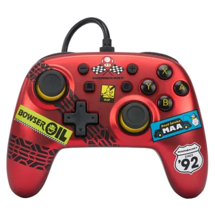 POWER A CONTROL NINTENDO SWITCH NANO MARIO KART PWA-A-04531 C/CABLE
