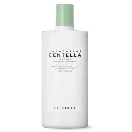Protetor Solar Madagascar Centella Tea Trica Soothing Sun Milk 50 Plus Pa 50ml