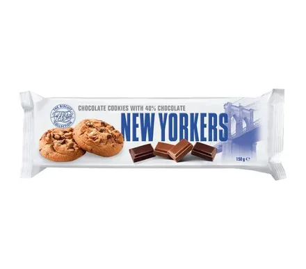 Galletas Yorkers Cookies Chocolate 40 150g