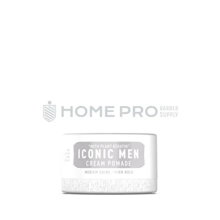 Pomada Capilar Immortal Nyc Iconic Men Cream Pomade Plant Keratin Medium Shine Firm Hold 150ml