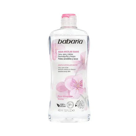 Desmaquillante Babaria Micelar Rosa Mosqueta 400ml