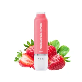 Vaper Moti One 4000 Puff Creamy Strawberry 5