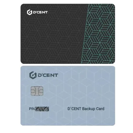 Tarjeta Cripto D'Cent NFC All in One + Backup Card