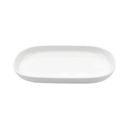 Bandeja De Cerámica Life Home Es 54884 21 Cm Blanco