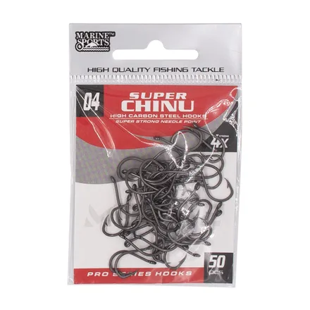 Anzuelo Marine Sports Super Chinu 04 50 Pcs