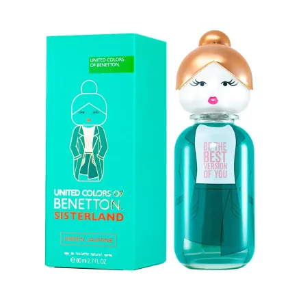 Perfume Femenino Benetton Sisterland Green Jasmine Edt 80ml