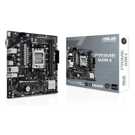 Placa Mae Prime Socket AM5 Chipset A620 Ddr 5 Atx