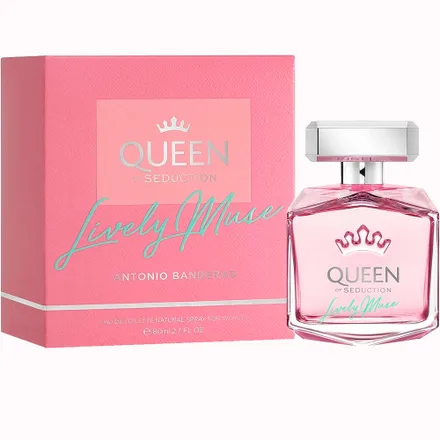 Perfume Antonio Banderas Queen Of Seduction Lively Muse Eau Toilette Feminino 80ml