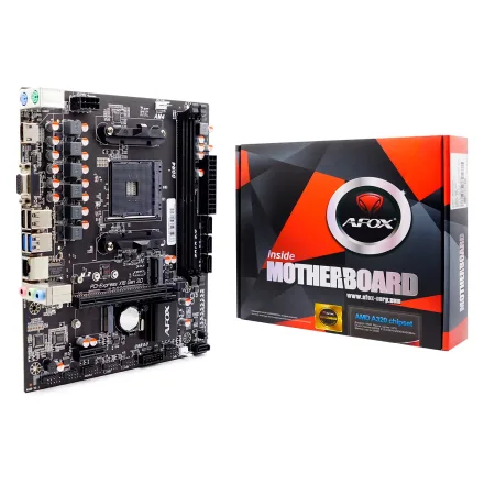 Placa Mae Afox MA5 V2 Ddr 4 Socket AM4 Chipset A320 Atx