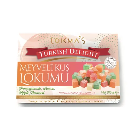 DULCE LOKMA’S TURKISH DELIGHT MINI WITH MIX FRUIT 300GR