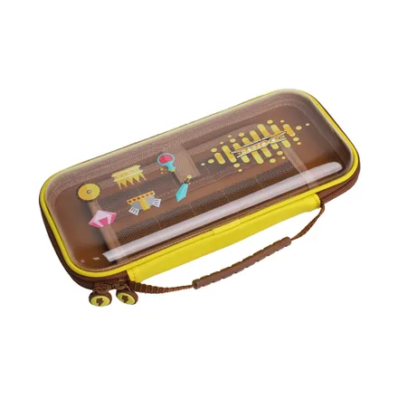 BOLSA NINTENDO SWITCH TRANSPARENTE/AMARELO