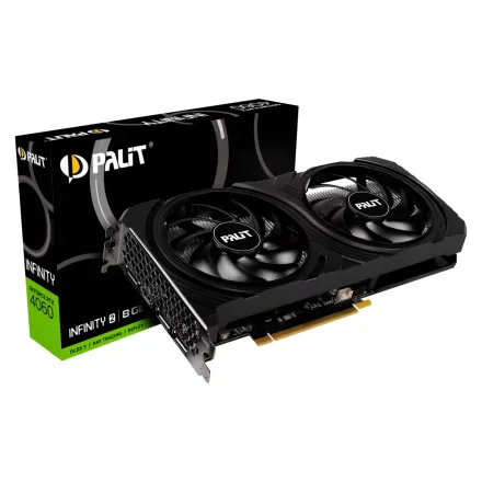 Placa Video Palit Infinity 2 Geforce Rtx 4060 Gddr 6 1070L
