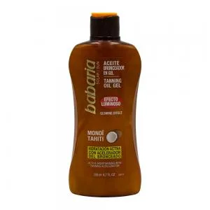 Oleo Bronzeador Gel Babaria Efeito Brilhante 200ml