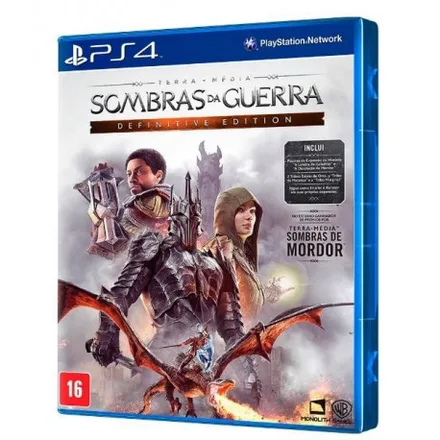 Jogo Sombras Guerra Definitive PS4
