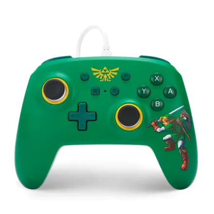 Controle PowerA Enhanced Wired Zelda Hyrule Defender para Nintendo Switch - PWA-A-06191