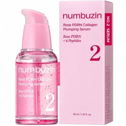 Serum Facial Numbuzin 2 Rose Pdrn Collagen Plumping 30ml