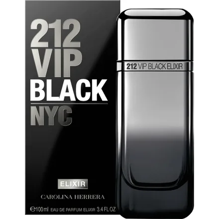 Perfume Carolina Herrera 212 Black Elixir Eau Parfum Masculino 100ml